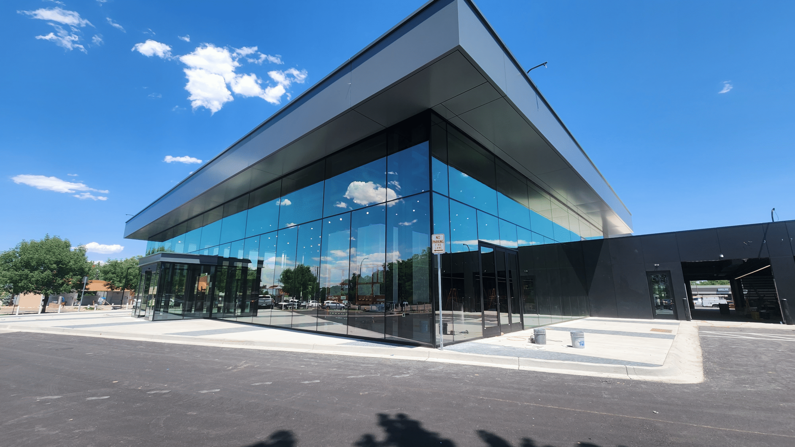 Horizon Glass panorama view through new window