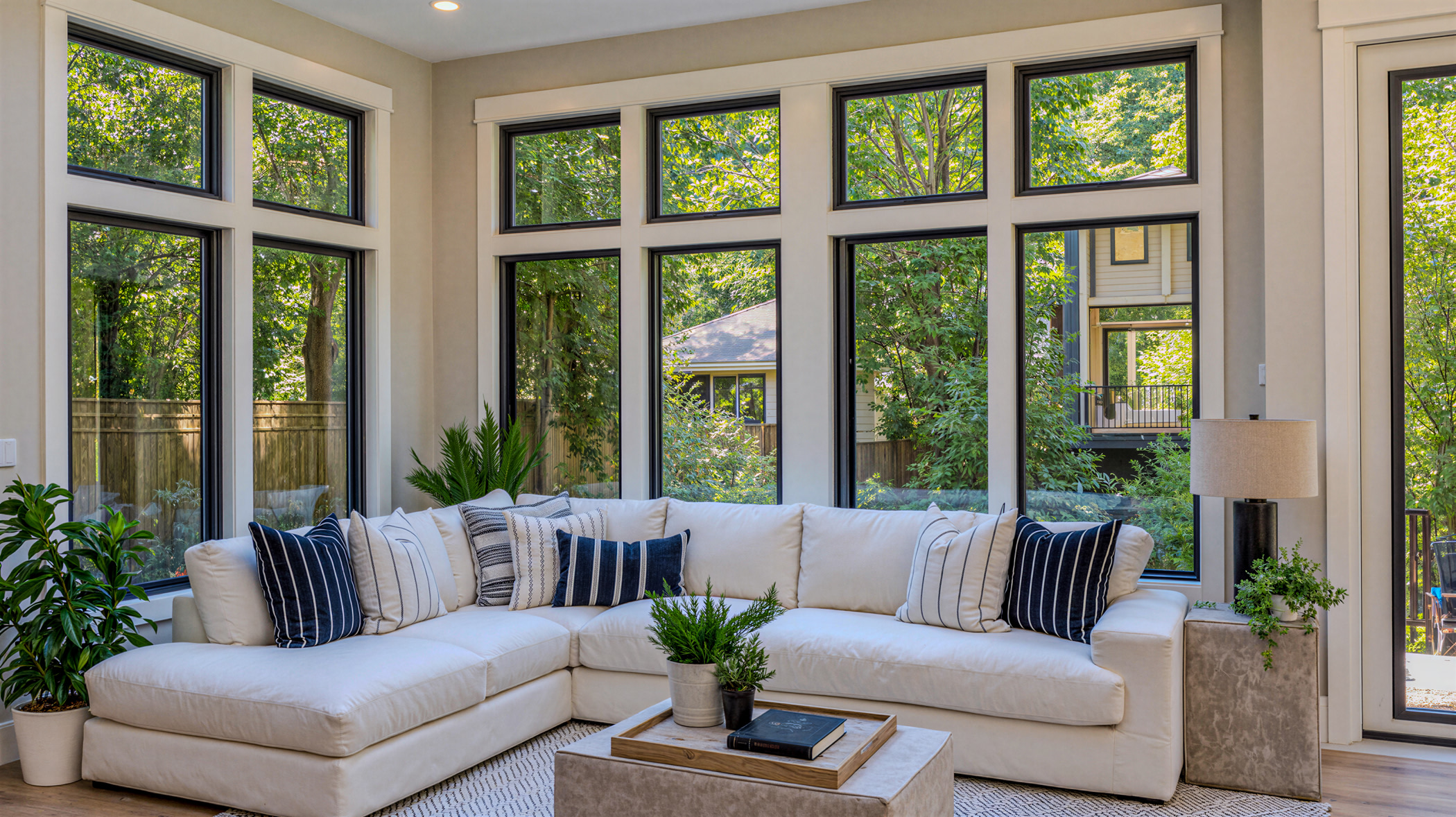 Horizon Glass sliding patio door installed