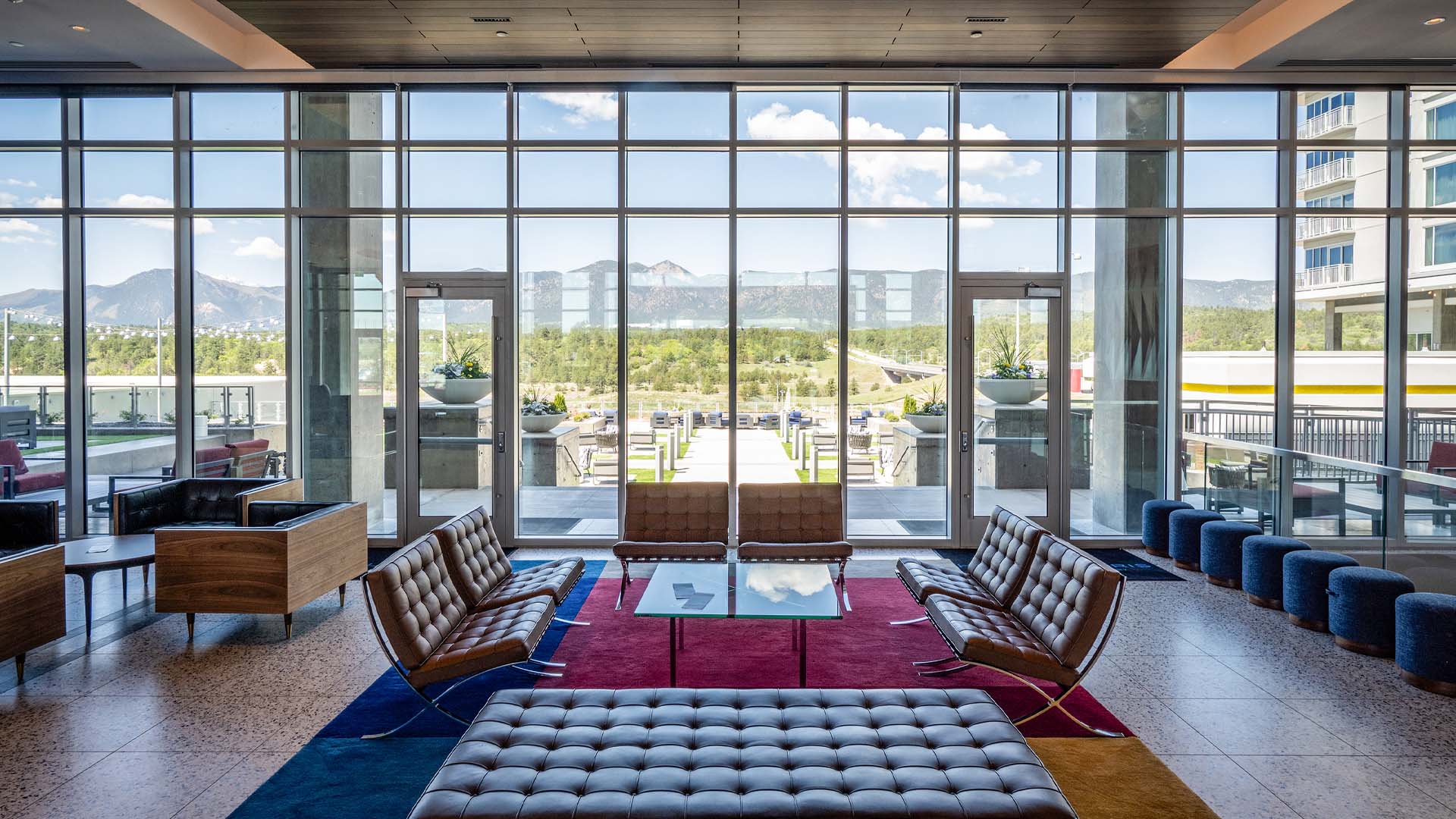 Horizon-Glass-Hotel-Paris-bar-windows-curtain-wall-mountain-view